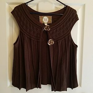 Large Brown Chelsea & Violet Sweater